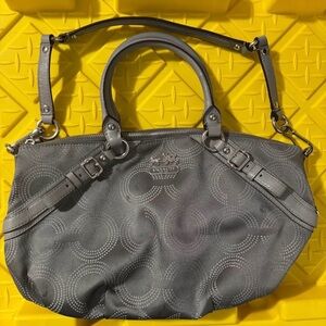 Coach Gray Shoulder Bag